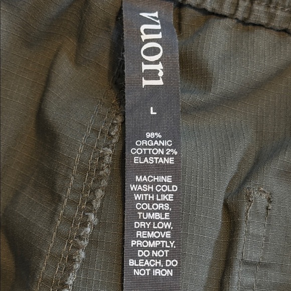 Vuori Vintage Ripstop Utility Short Size Large in Army Green Stretch Outdoor EUC - Picture 6 of 10